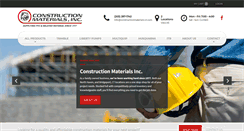 Desktop Screenshot of constructionmaterials-ct.com